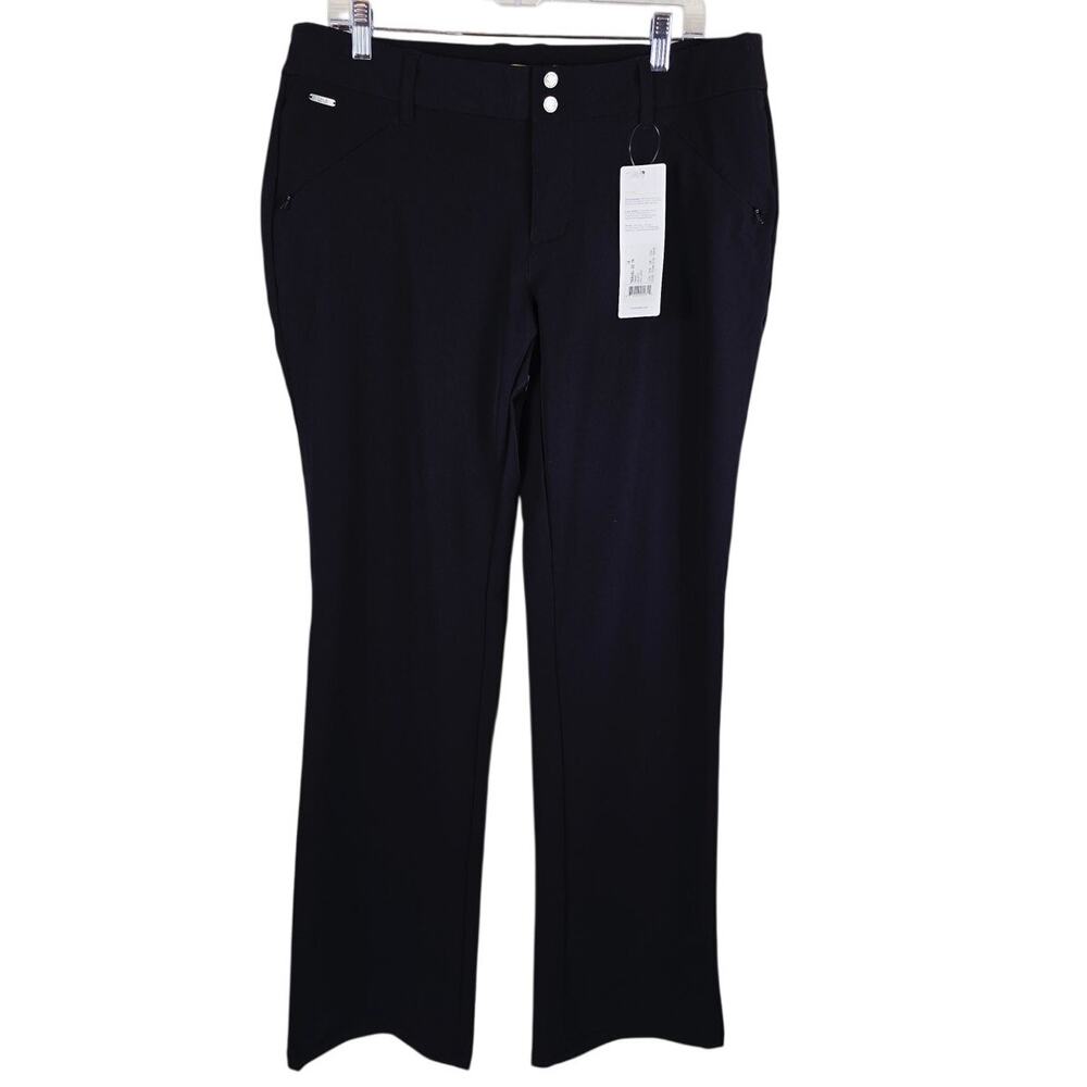 Lole Black Lightweight Travel Outdoor SPF 50+ Women's Pants 14 NWT MSRP $85